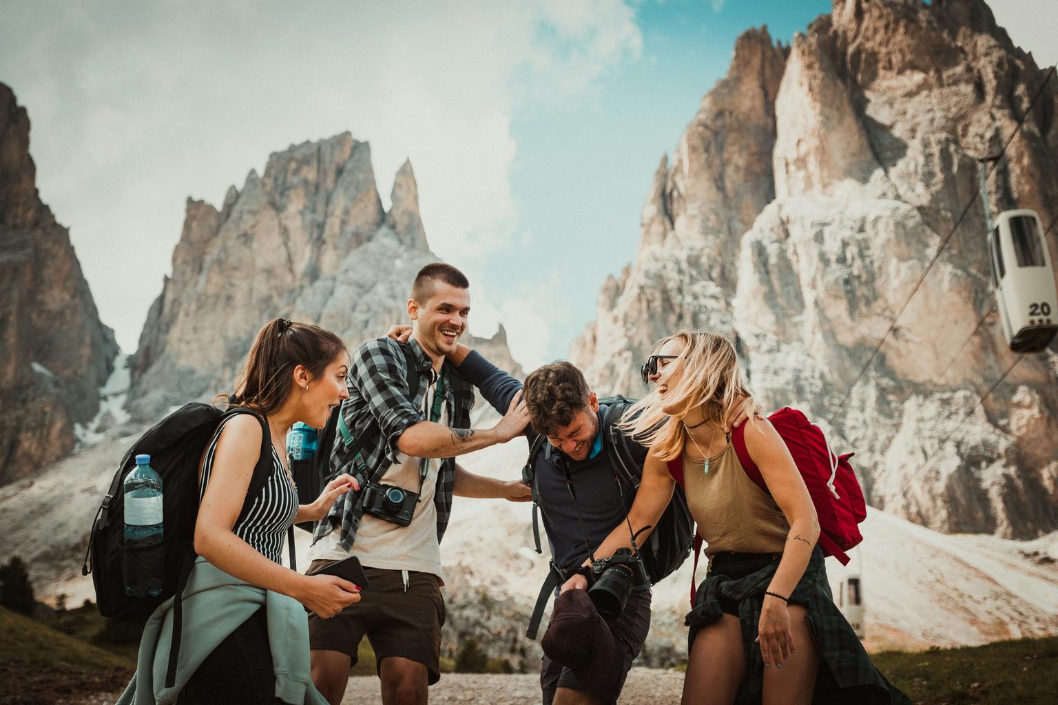 Eco-friendly travel options including trains, bikes, and walking