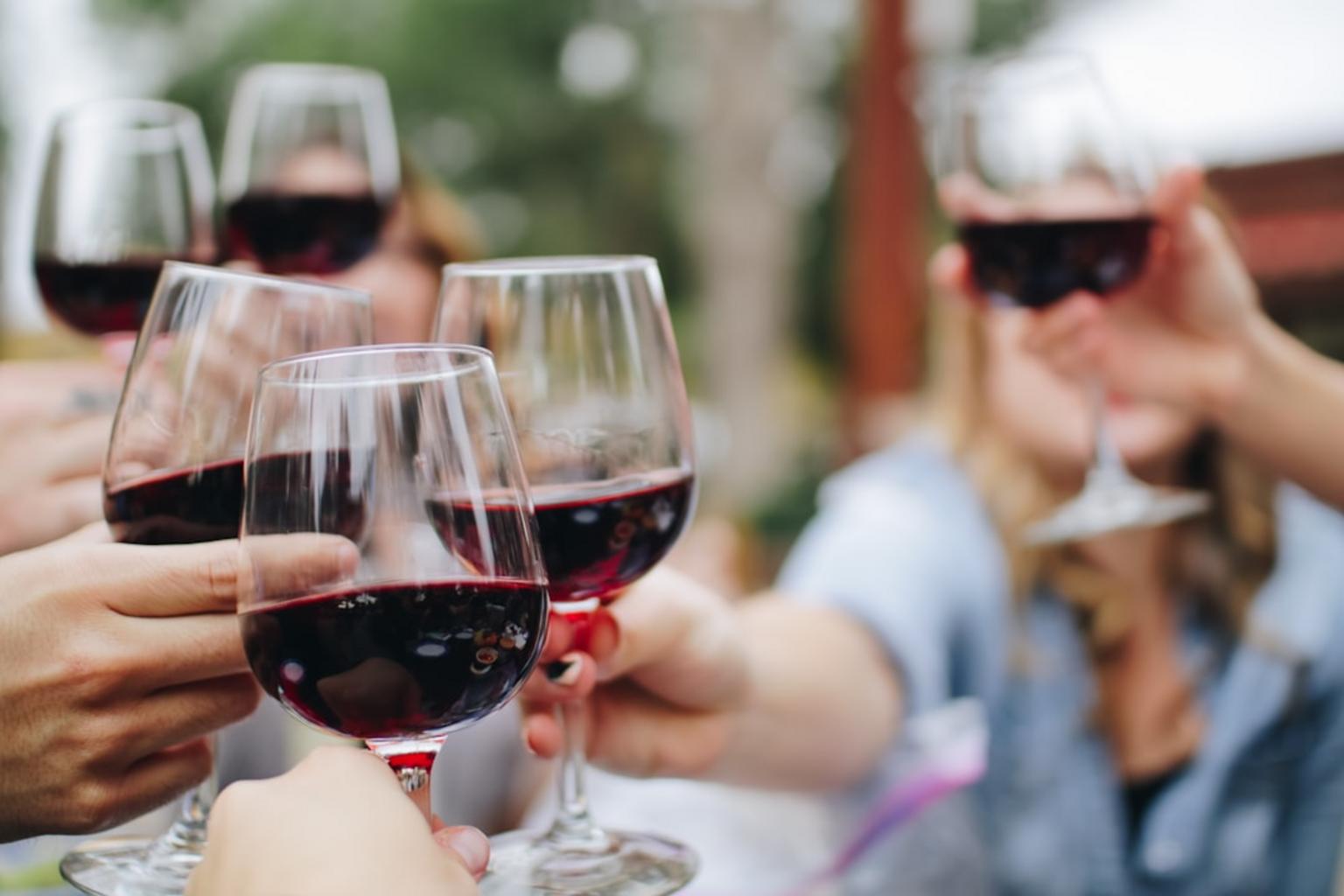 Different wine regions with information about their harvest events and wine tasting